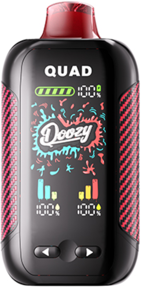 DOOZY QUAD Disposable Sour Belt Sour Pink Dust