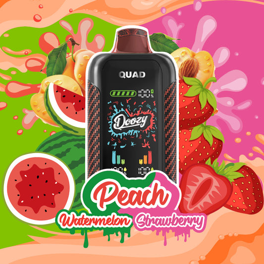 DOOZY QUAD Peach Watermelon Peach Strawberry