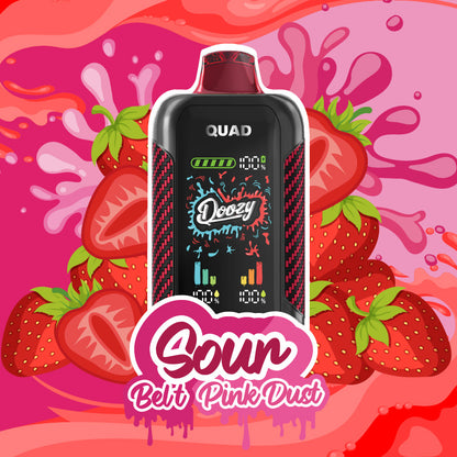 DOOZY QUAD Sour Belt Sour Pink Dust