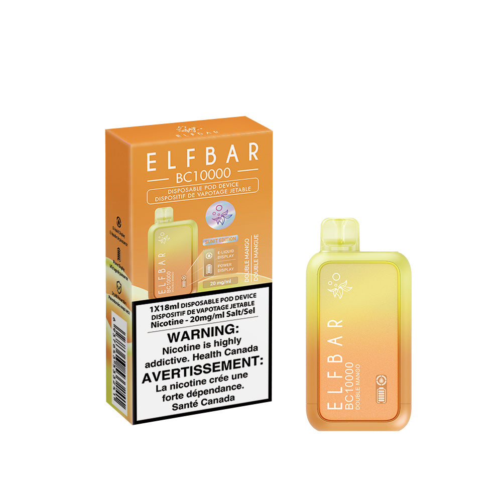 ELF BAR BC10000 Puffs Disposable Vape flavour Double Mango