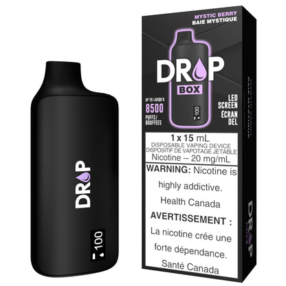 DROP BOX 8500 Disposable Vape in the flavour Mystic Berry