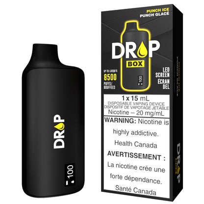 DROP BOX 8500 Disposable Vape in the flavour Punch Ice