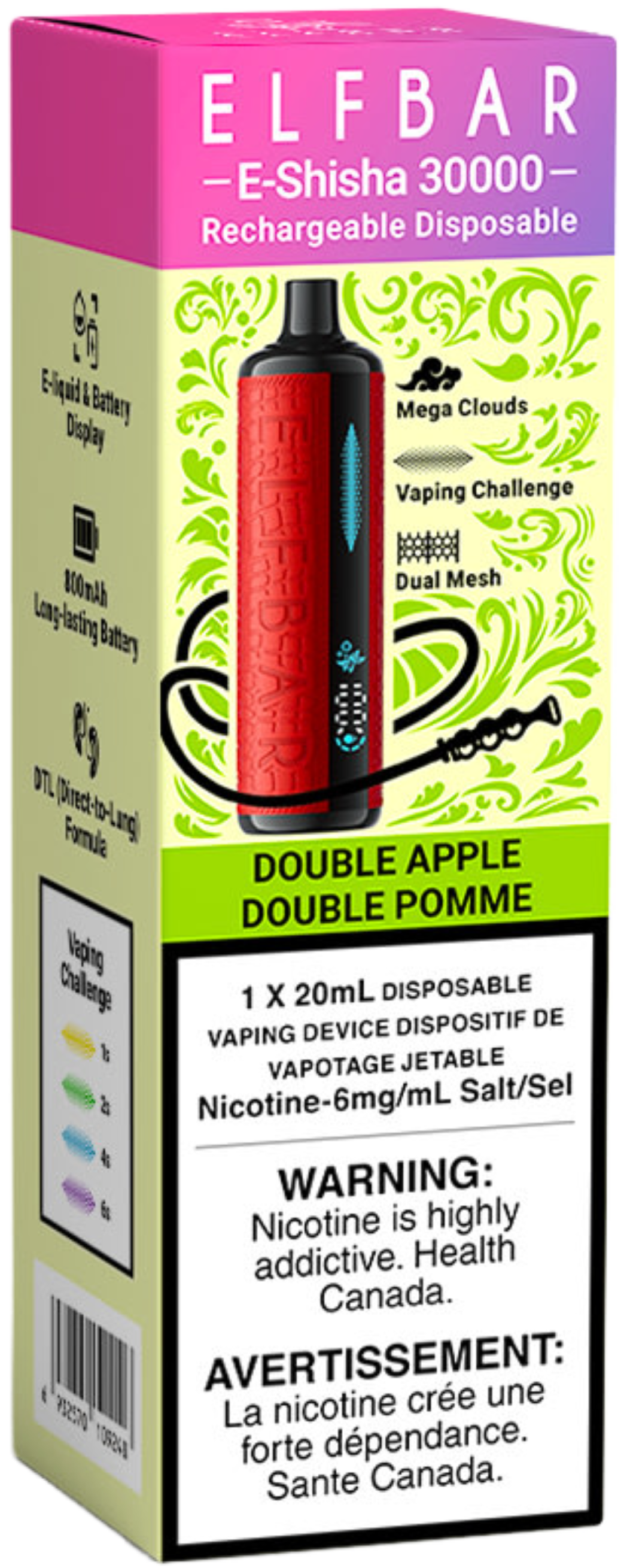 ELF BAR E-Shisha 30000 Disposable Double Apple