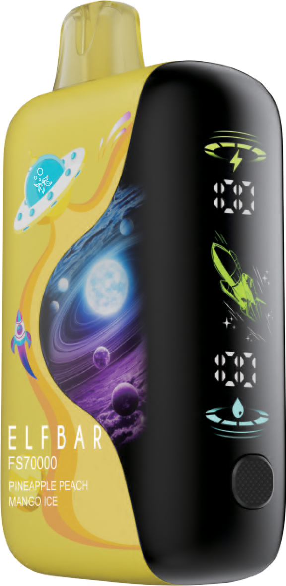 ELF BAR FS70K Disposable Vape Pineapple Peach Mango Ice