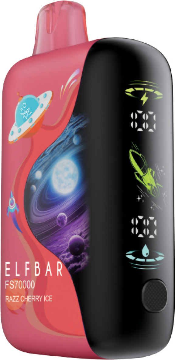 ELF BAR FS70K Disposable Vape - Razz Cherry Ice Cloud Island Vapour ELF BAR FS70K Disposable Vape - Razz Cherry Ice Cloud Island Vapour