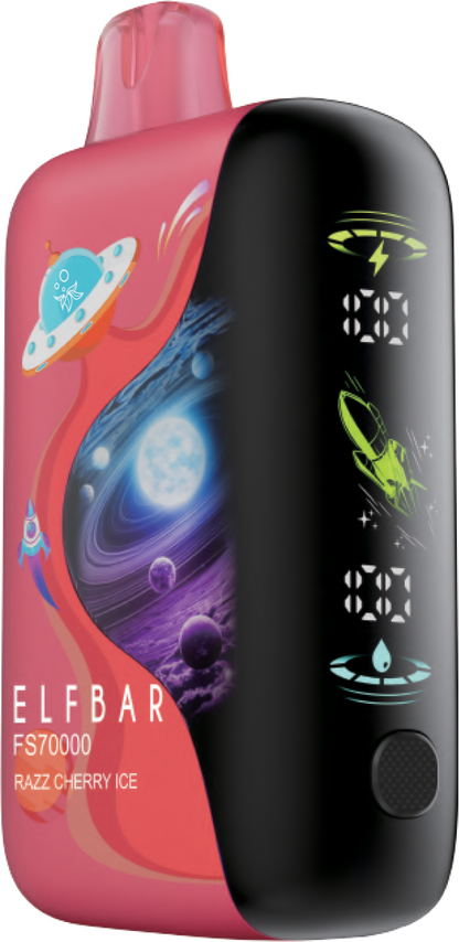 ELF BAR FS70K Disposable Vape Razz Cherry Ice