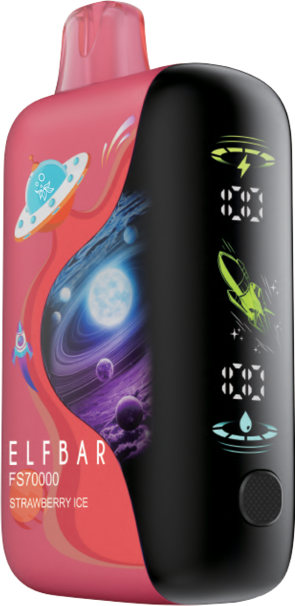 ELF BAR FS70K Disposable Vape - Strawberry Ice Cloud Island Vapour ELF BAR FS70K Disposable Vape - Strawberry Ice Cloud Island Vapour