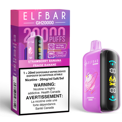 ELF BAR GH 20K Disposable Vape Strawberry Banana