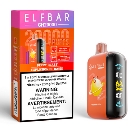 ELF BAR GH20000 Disposable Vape Berry Blast