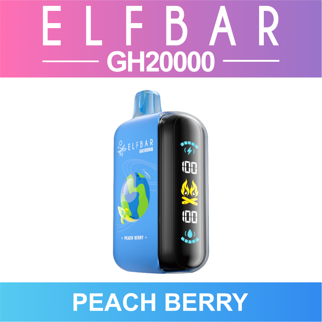 ELF BAR GH20000 Disposable Vape Peach Berry