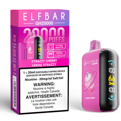 ELF BAR GH20000 Disposable Vape Strazzy Cherry