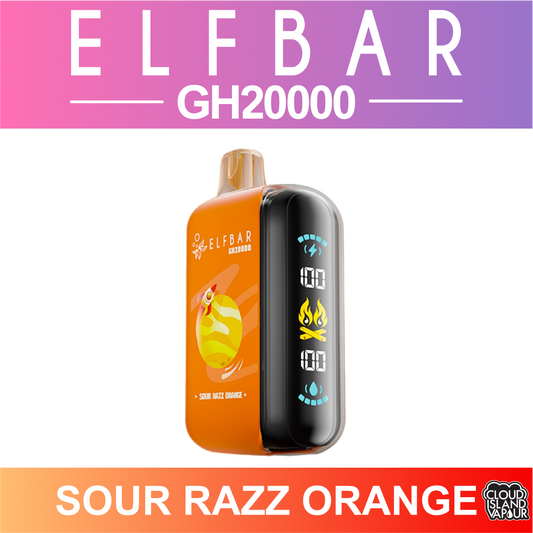 ELF BAR GH20000 Sour Razz Orange