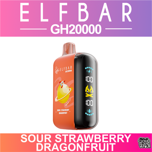 ELF BAR GH20000 Sour Strawberry Dragonfruit