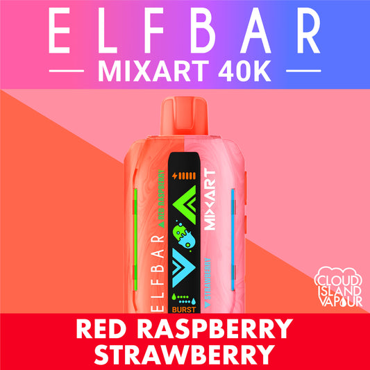 ELF BAR MIXART 40K Red Raspberry Strawberry