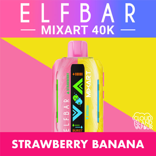 ELF BAR MIXART 40K Strawberry Banana