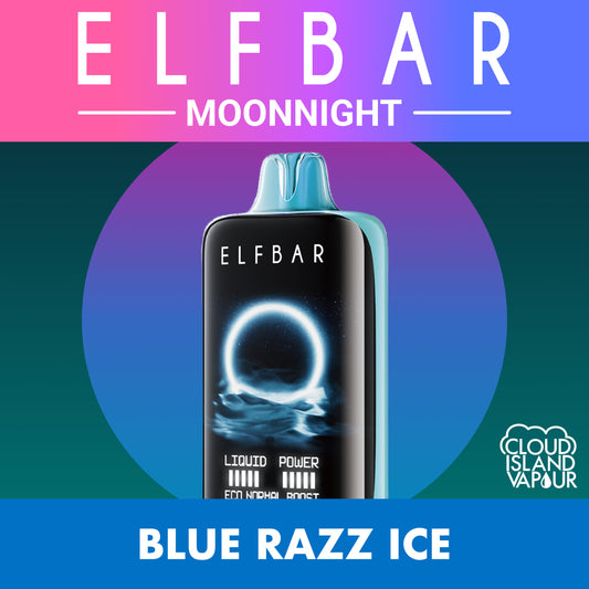 ELF BAR MOONNIGHT 70K Blue Razz Ice