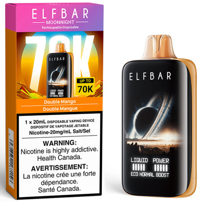 ELF BAR MOONNIGHT 70K Disposable Vape Double Mango