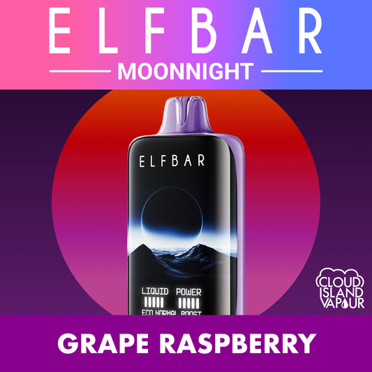 ELF BAR MOONNIGHT 70K Grape Raspberry