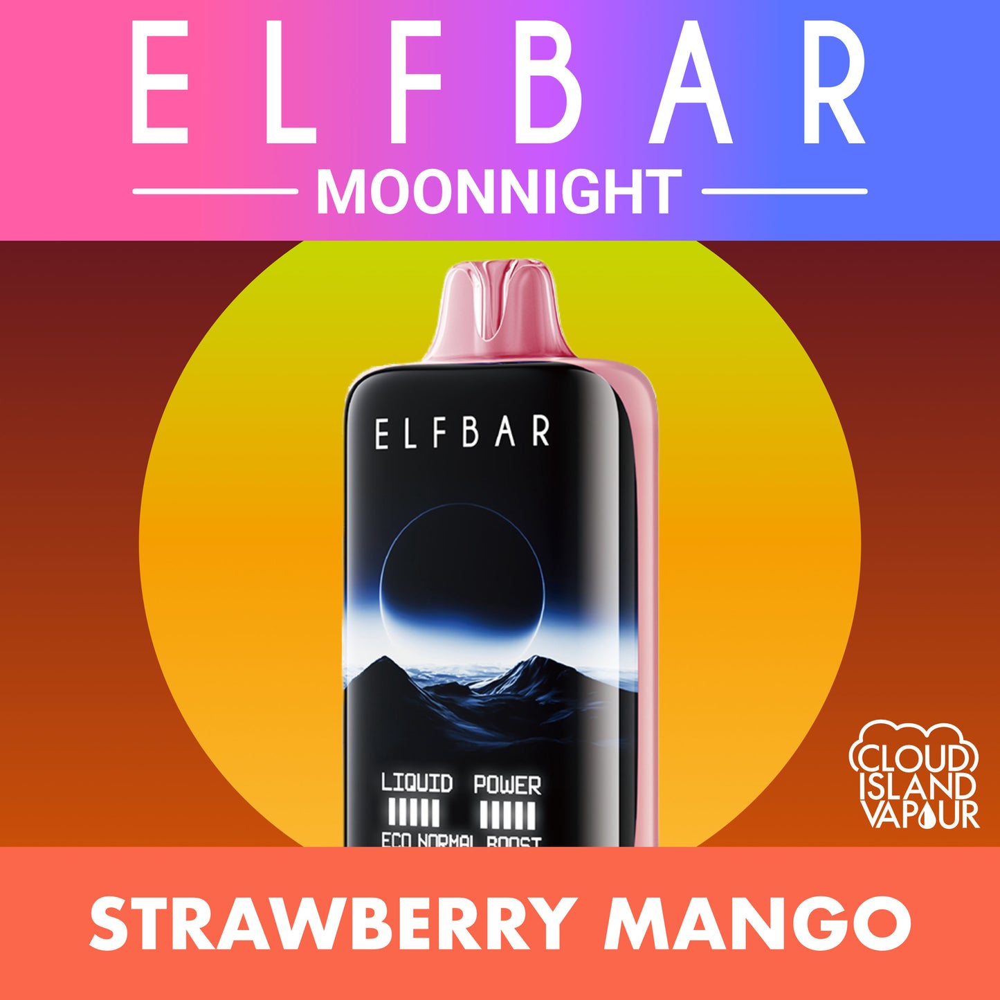 ELF BAR MOONNIGHT 70K Strawberry Mango