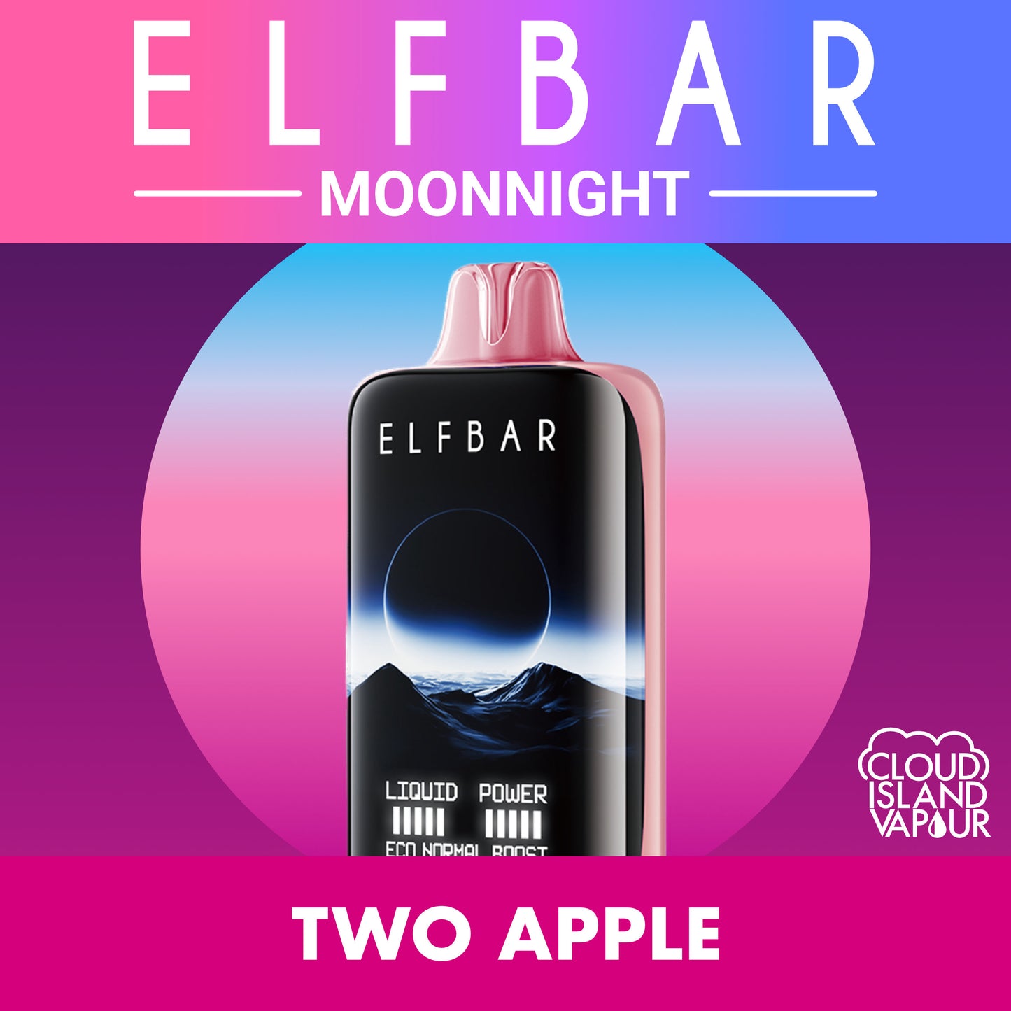 ELF BAR MOONNIGHT 70K Two Apple