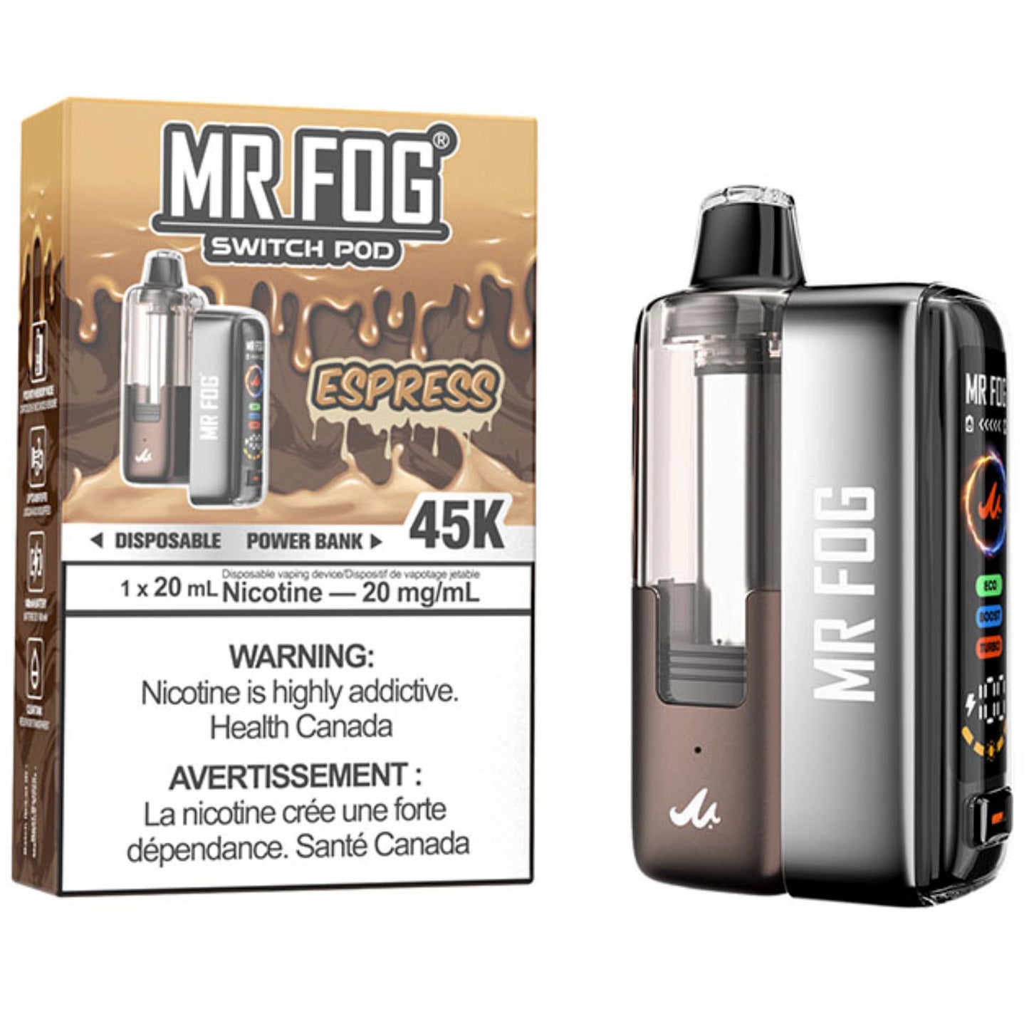 MR FOG SWITCH POD Starter Kit - Express Cloud Island Vapour MR FOG SWITCH POD Starter Kit - Express Cloud Island Vapour