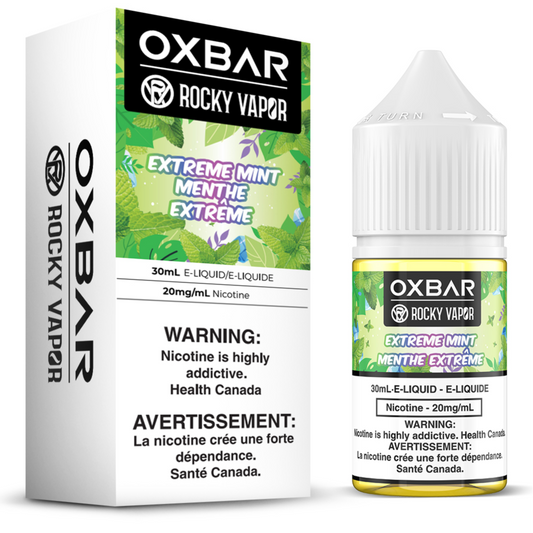 Extreme Mint Rocky Vapor Oxbar E-Liquids