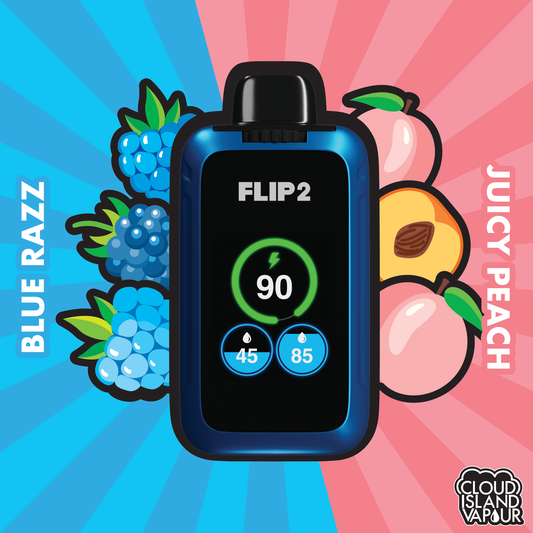 Flip Vape 2 Flavors Flip Bar Disposable FLIP 2 Disposable Vape By FLIP BAR - 11,000 Puffs Cloud Island Vapour Flip Vape 2 Flavors Flip Bar Disposable FLIP 2 Disposable Vape By FLIP BAR - 11,000 Puffs Cloud Island Vapour