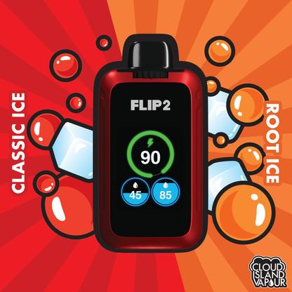 FLIP 2 Disposable Vape By FLIP BAR Classic Ice And Root Ice