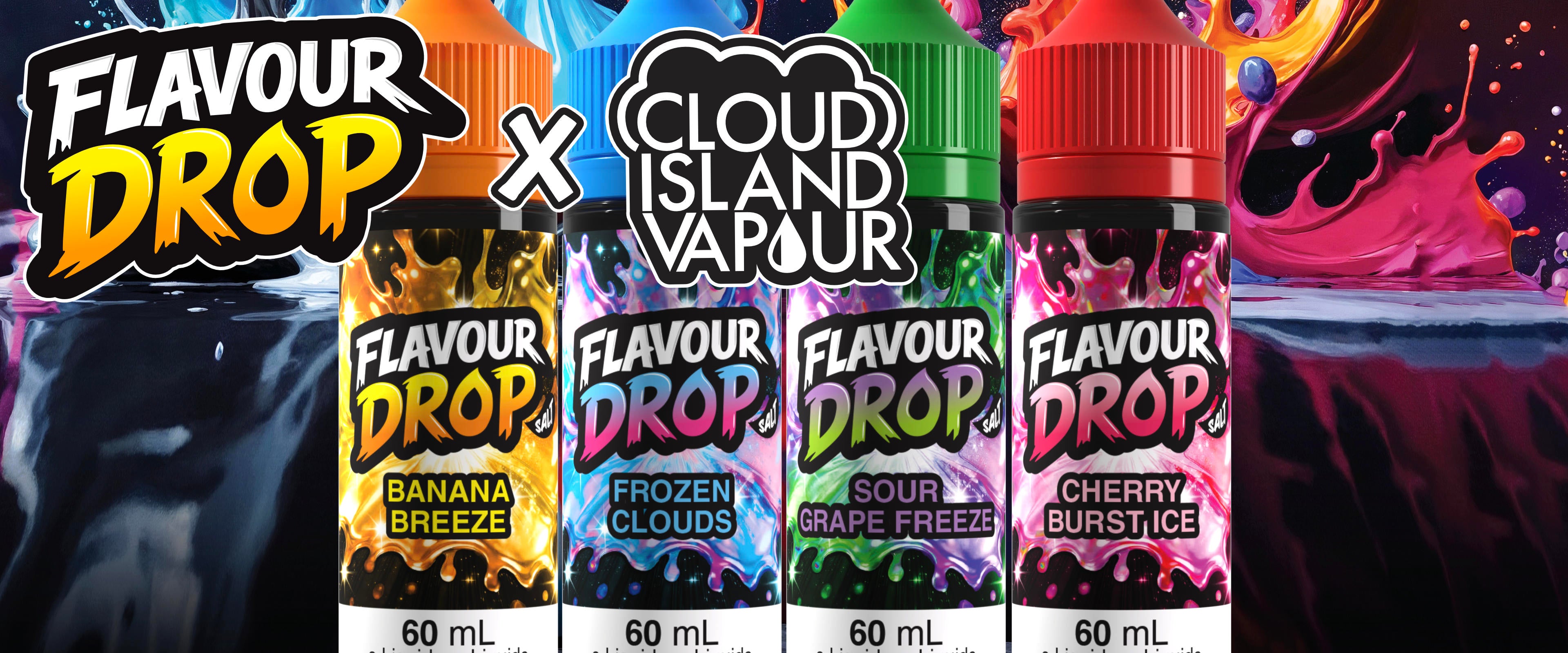 Flavour Drop Salt 60mL Banner