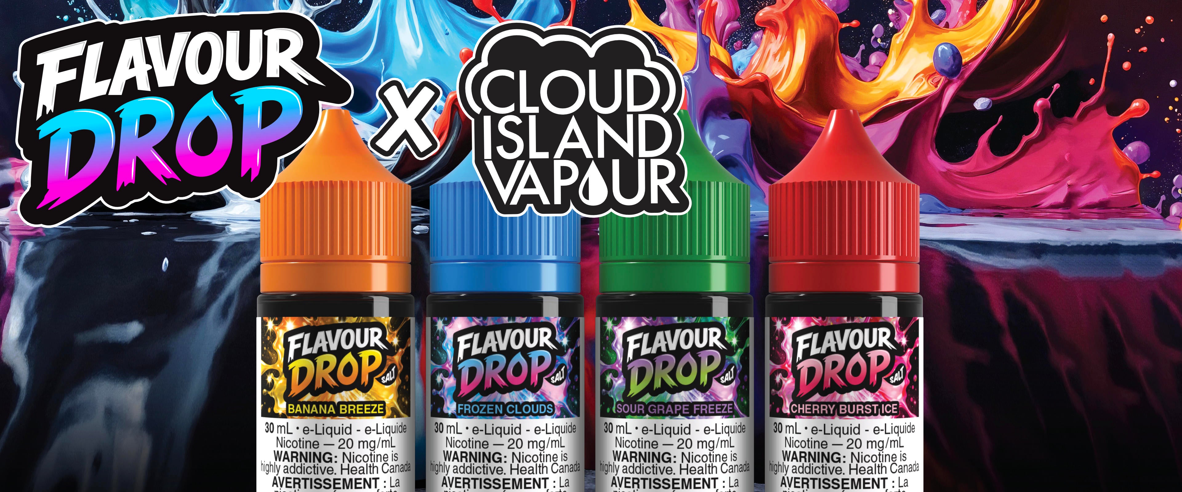 Flavour Drop Salt Banner