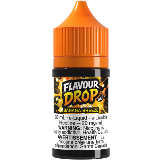 Flavour Drop Salt Nic E-Liquid Banana Breeze
