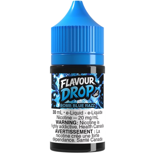 Flavour Drop Salt Nic E-Liquid Bomb Blue Razz