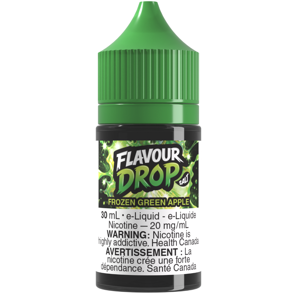 Flavour Drop Salt Nic E-Liquid Frozen Green Apple