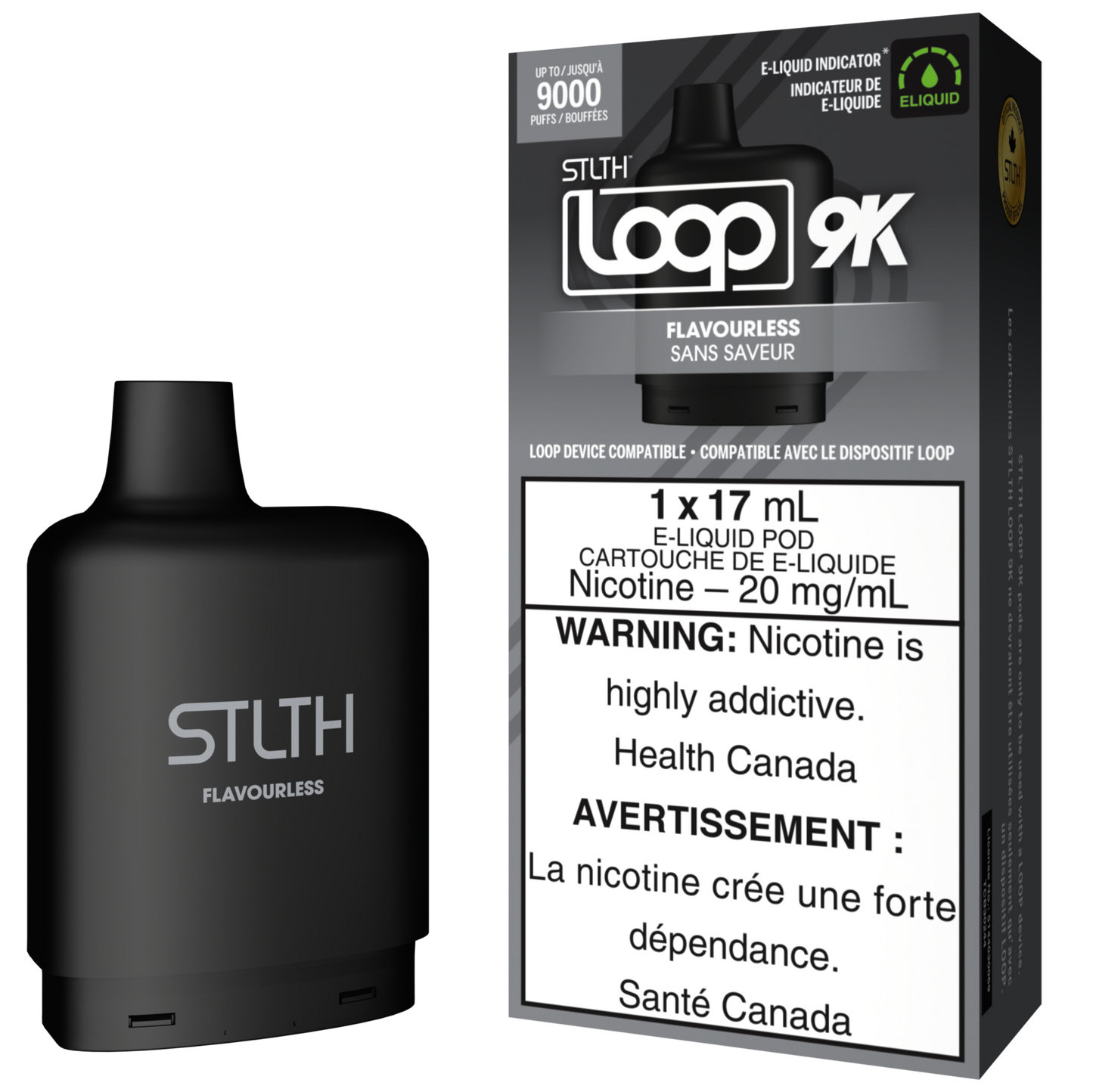 Flavourless STLTH LOOP 9K Pod Pack