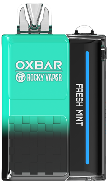 Fresh Mint Rocky Vapor Oxbar M20K Disposable Vape Device