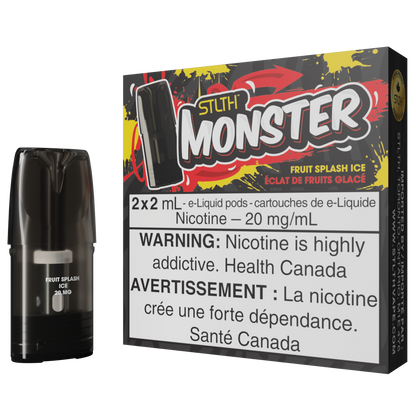 Fruit Splash Ice STLTH MONSTER Pod Pack