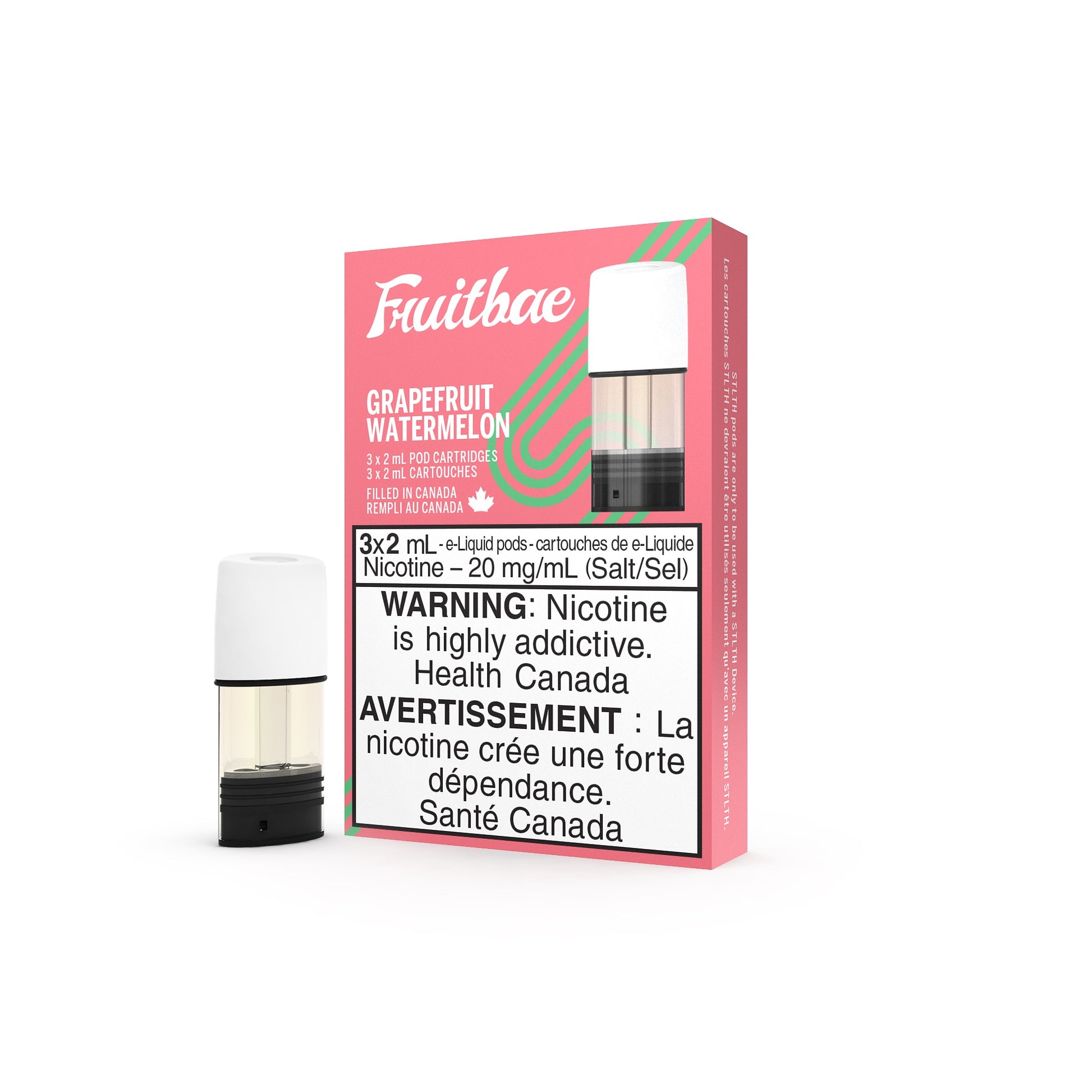 Fruitbae Prefilled Ejuice Pods - STLTH / S compatible - Canada Cloud Island Vapour Fruitbae Prefilled Ejuice Pods - STLTH / S compatible - Canada Cloud Island Vapour