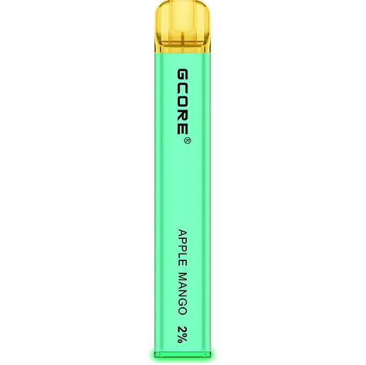 GCORE 1000 Model X Disposable Vape in the flavour Apple Mango