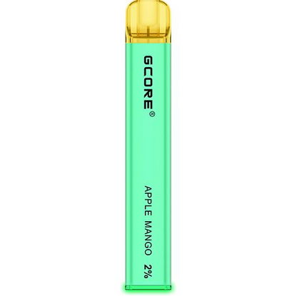 GCORE 1000 Model X Disposable Vape in the flavour Apple Mango