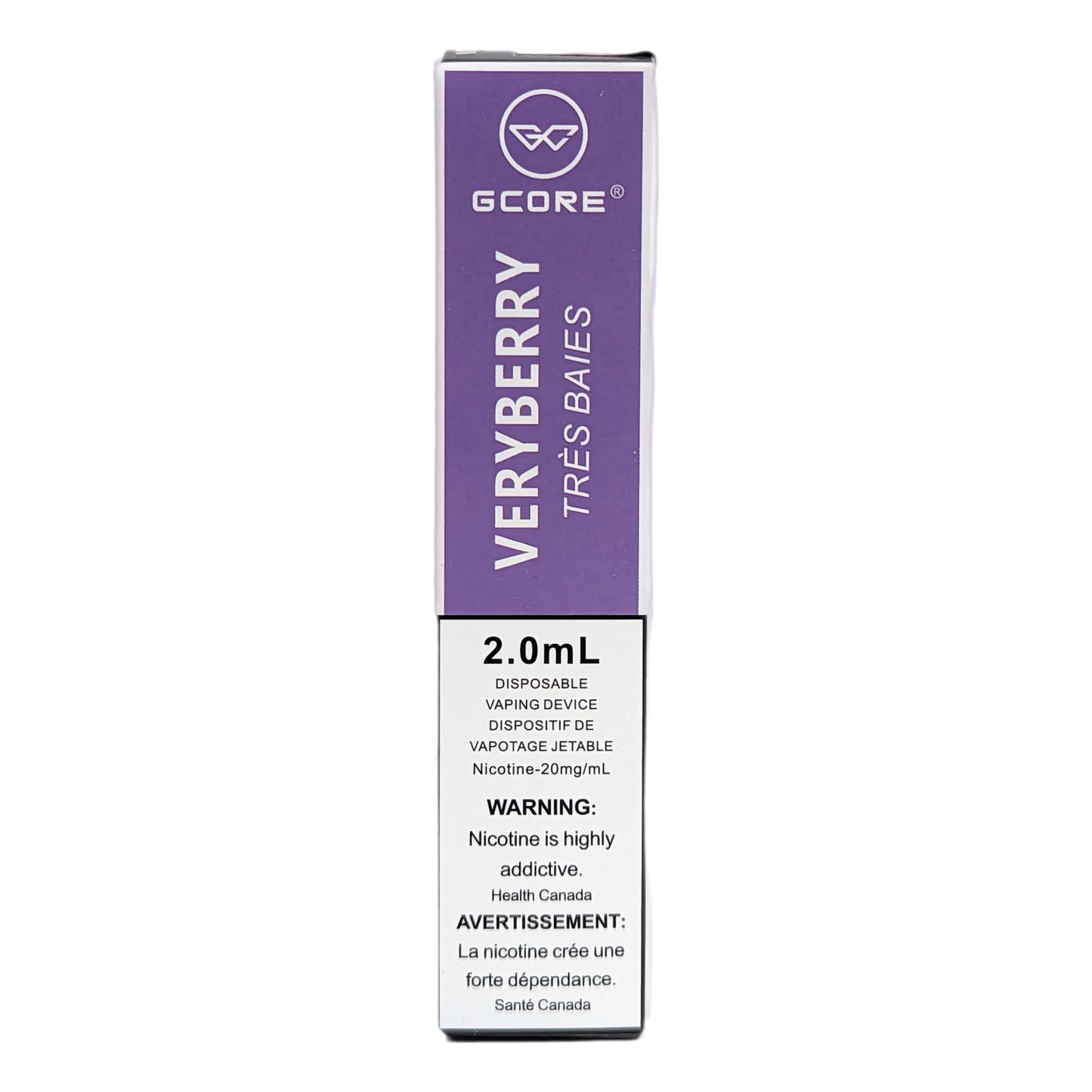 GCORE 1000 Model X Disposable Vape - Very Berry