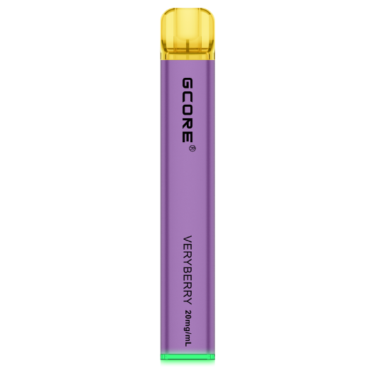 GCORE 1000 Model X Disposable Vape in the flavour Very Berry