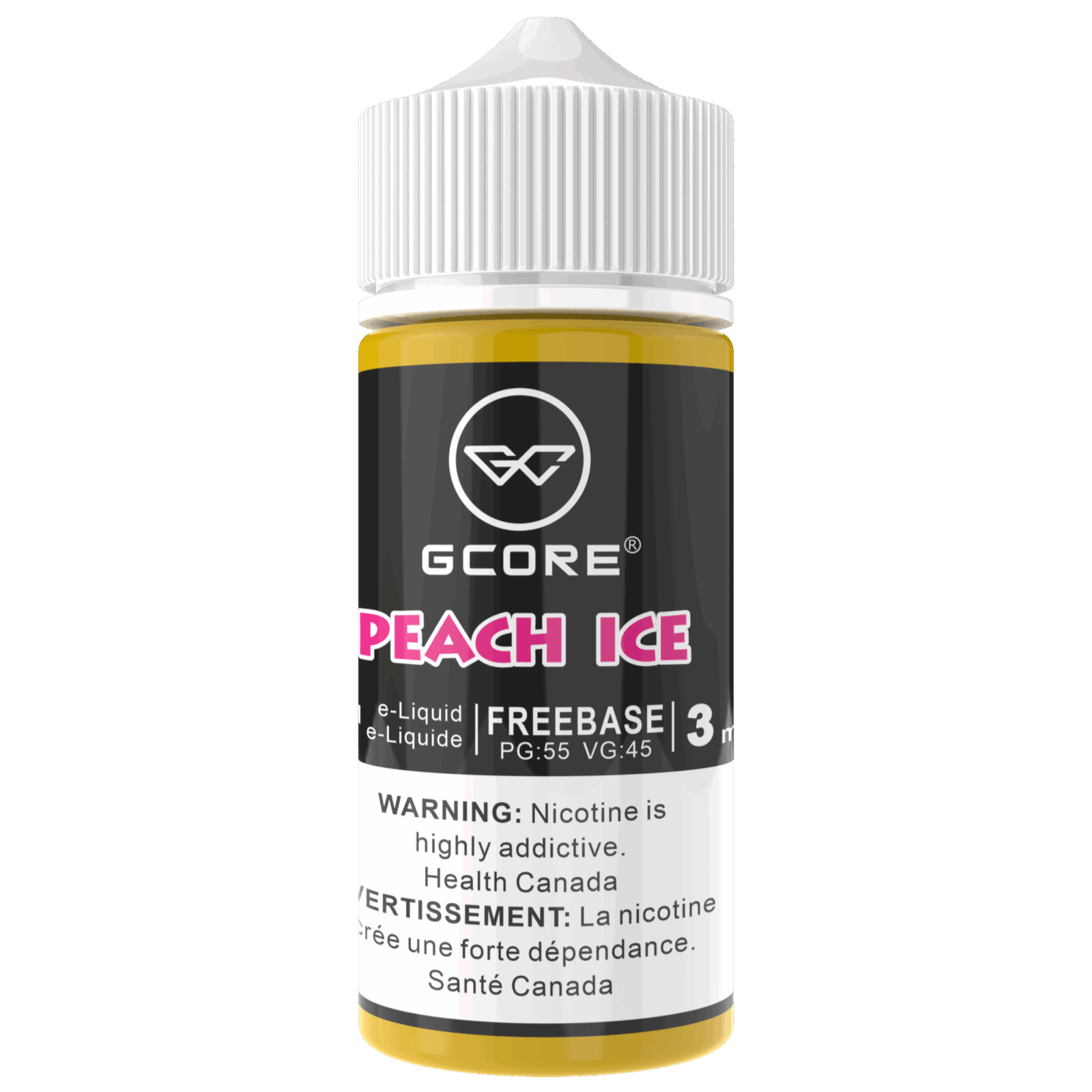 GCORE 100mL E-Liquid 3mg Peach Ice