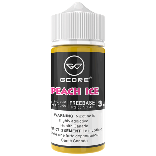 GCORE 100mL E-Liquid 3mg Peach Ice