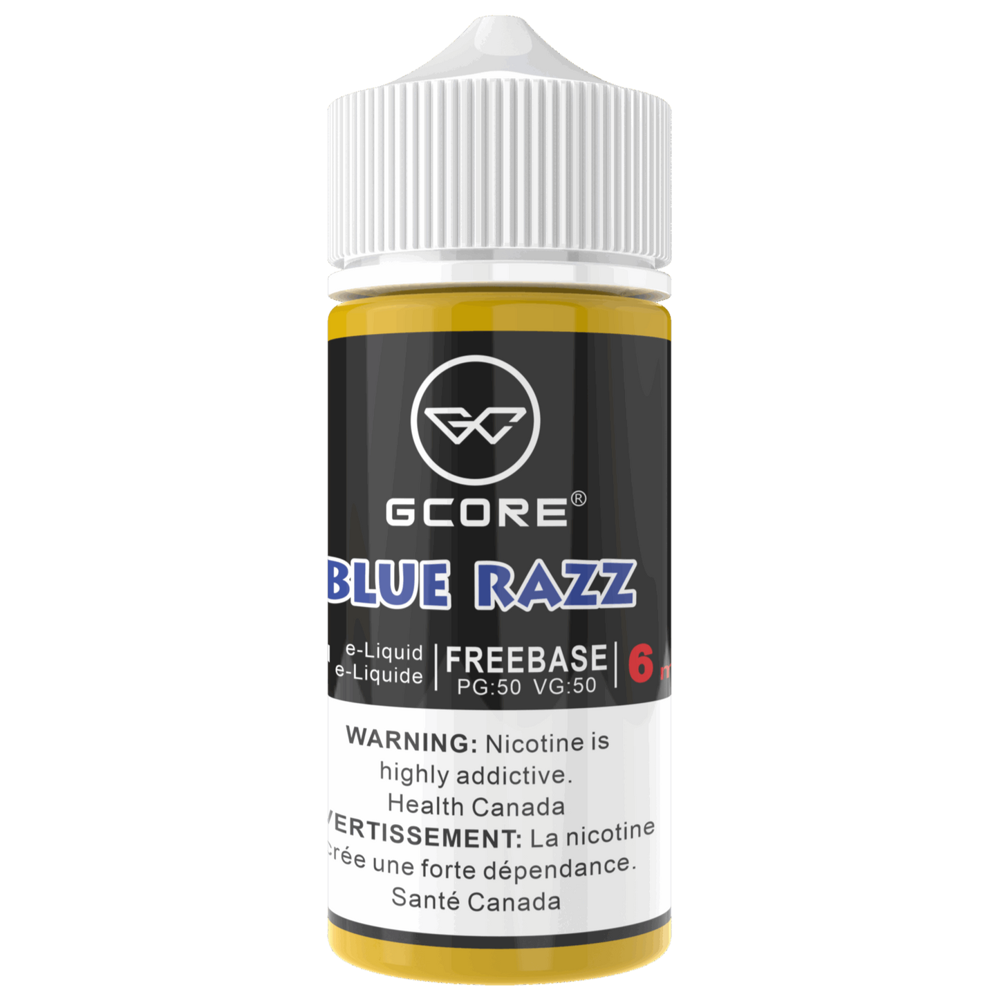 GCORE 100mL E-Liquid 6mg Blue Razz