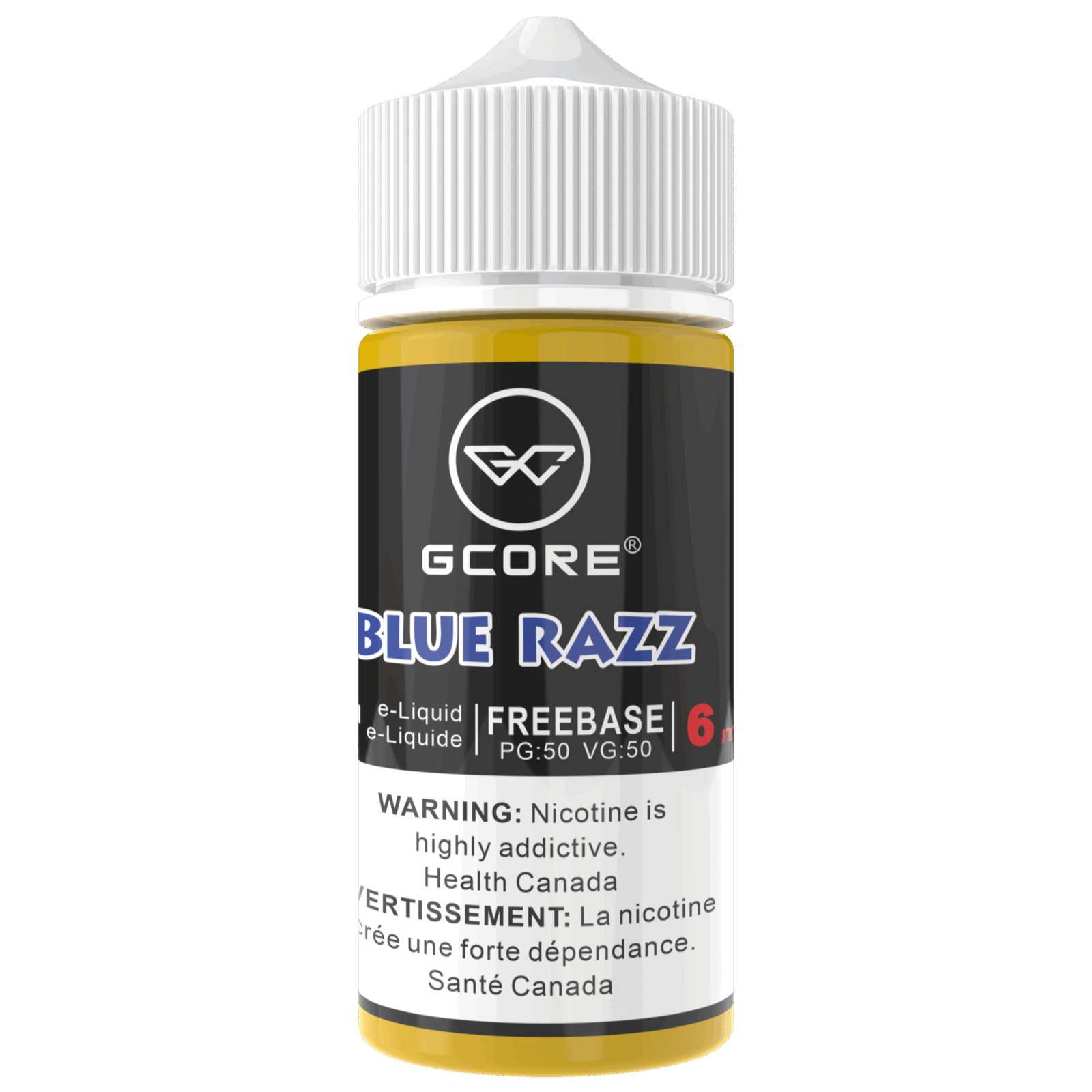 GCORE 100mL E-Liquid 6mg Blue Razz