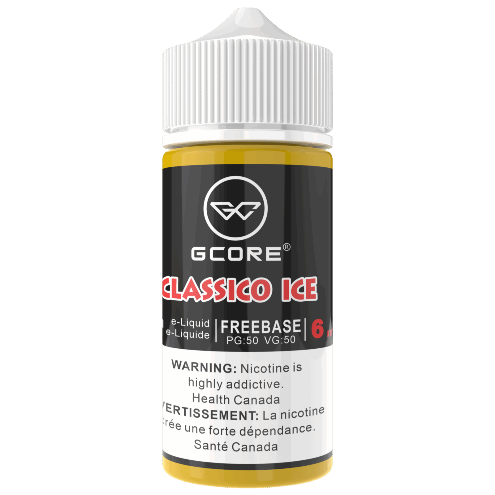 GCORE 100mL E-Liquid 6mg Classico Ice
