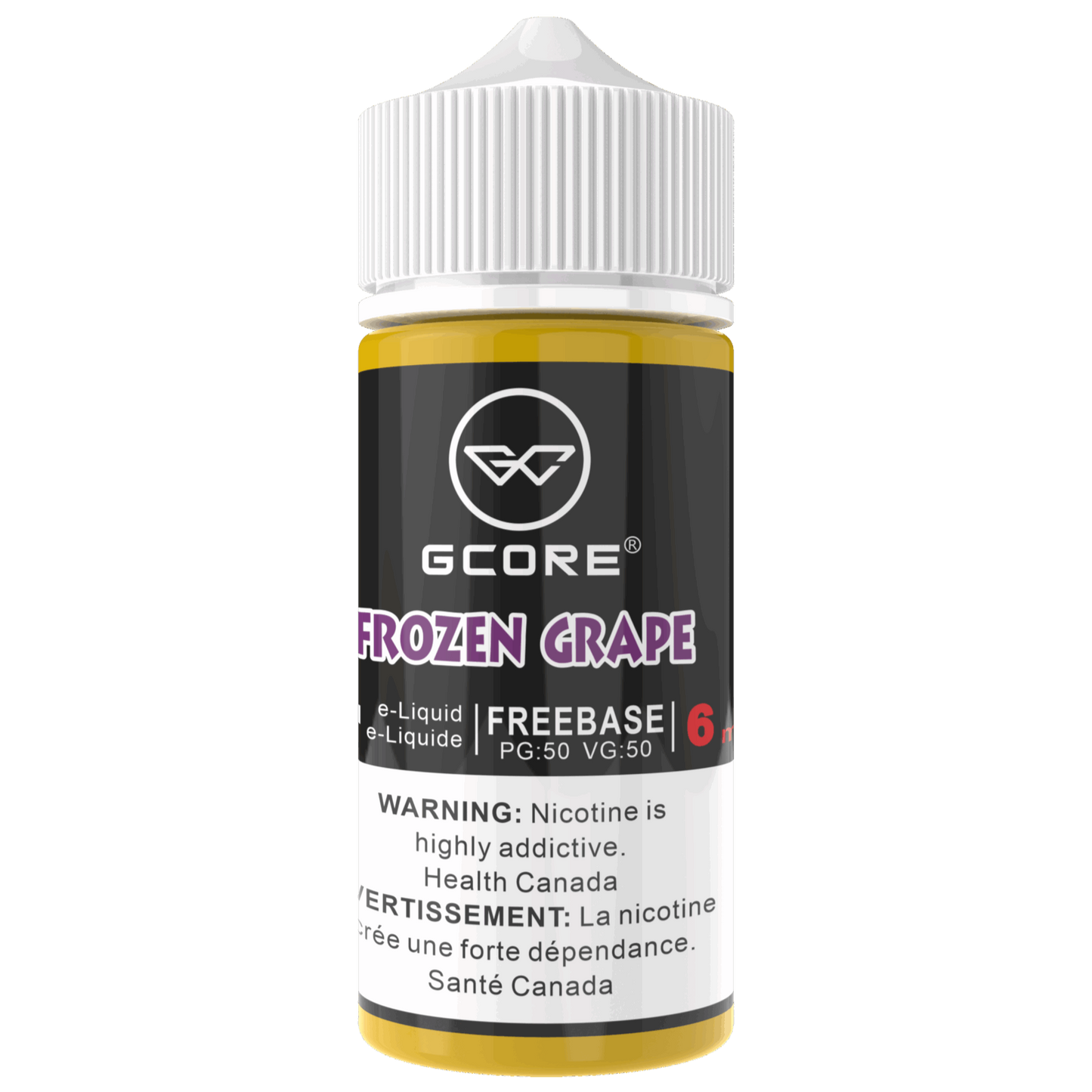GCORE 100mL E-Liquid 6mg Frozen Grape