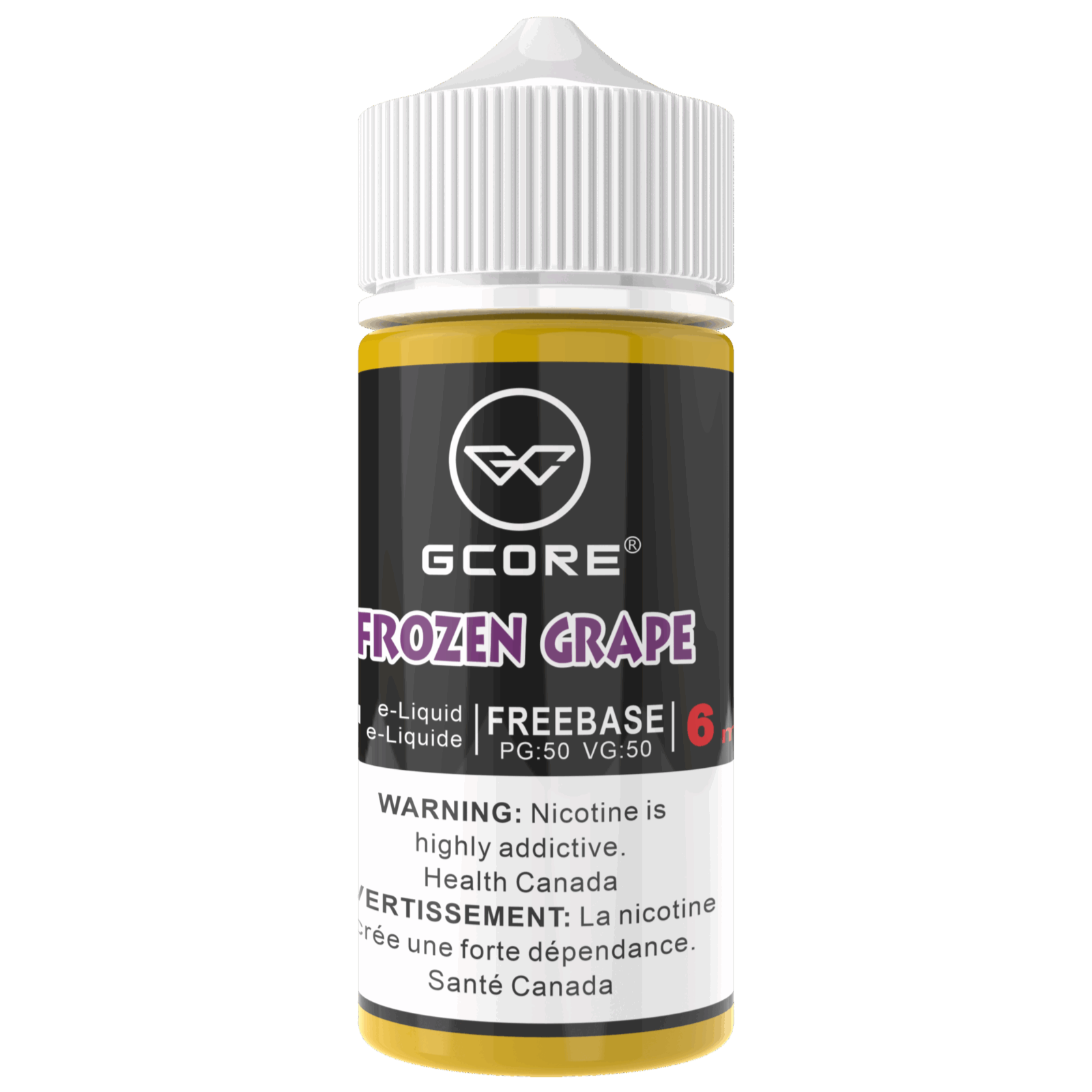GCORE 100mL E-Liquid 6mg Frozen Grape