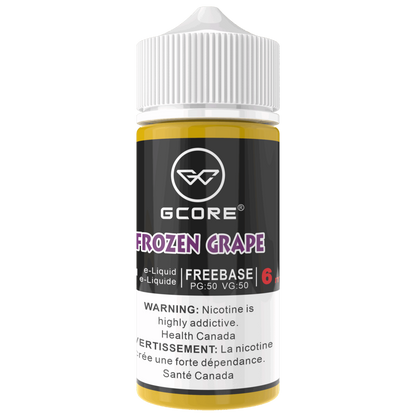 GCORE 100mL E-Liquid 6mg Frozen Grape