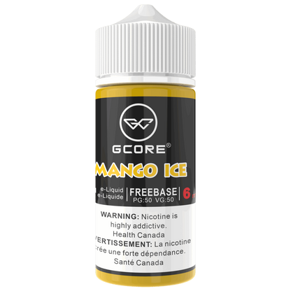 GCORE 100mL E-Liquid 6mg Mango Ice